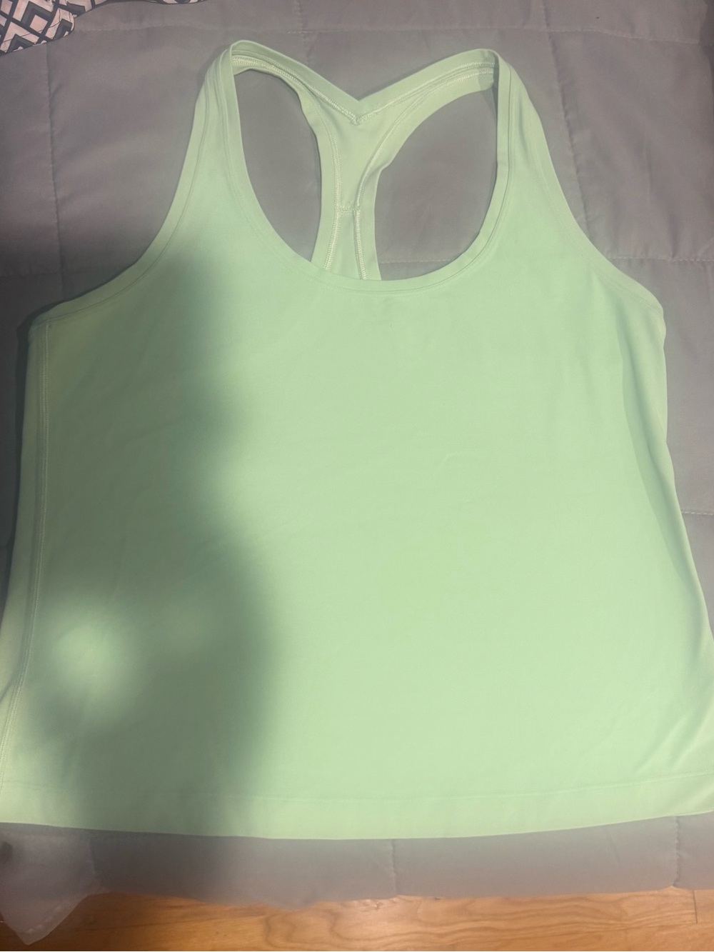 lululemon athletica Women’s Light Lime Racerback Tank Top - Picture 2 of 2